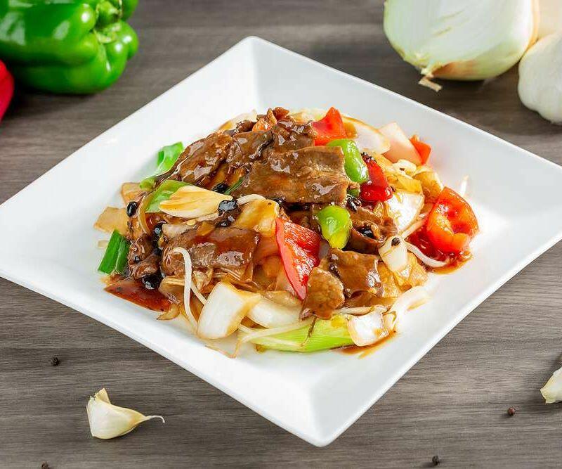Black Bean Sauce Beef Chow Fun (GRAVY)
