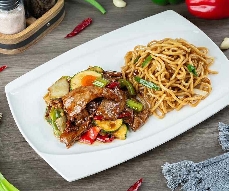 Beef w/ Hot Garlic Sauce(D)