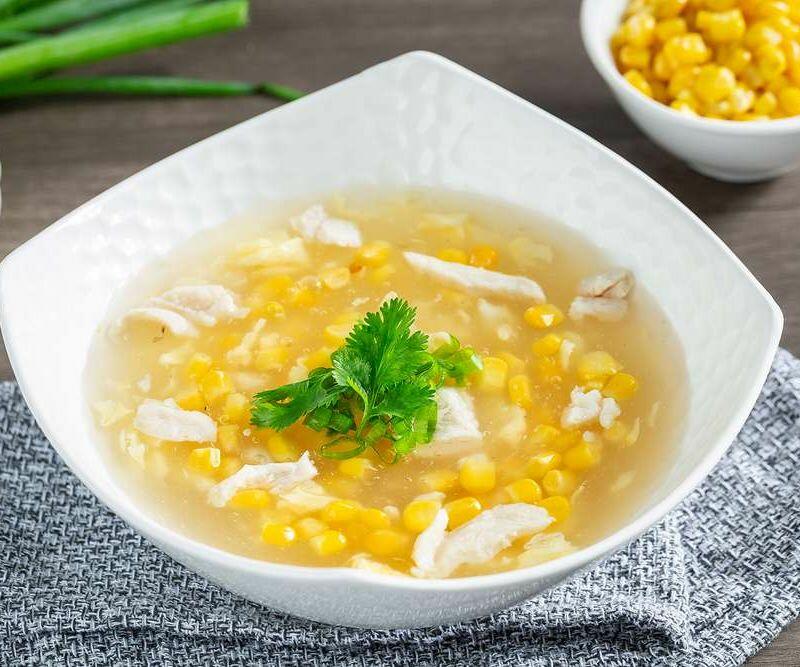 Chicken With Sweet Corn Soup