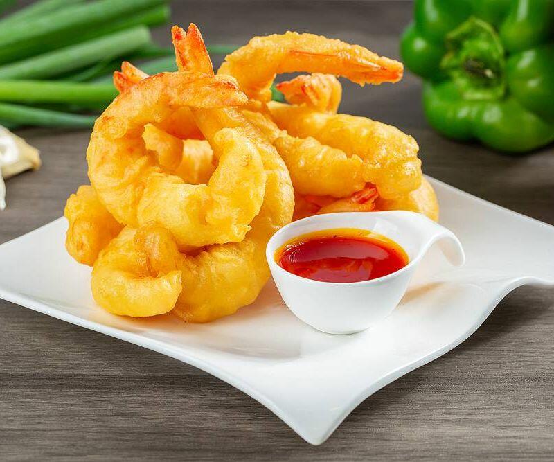 Fried Jumbo Prawns (8)