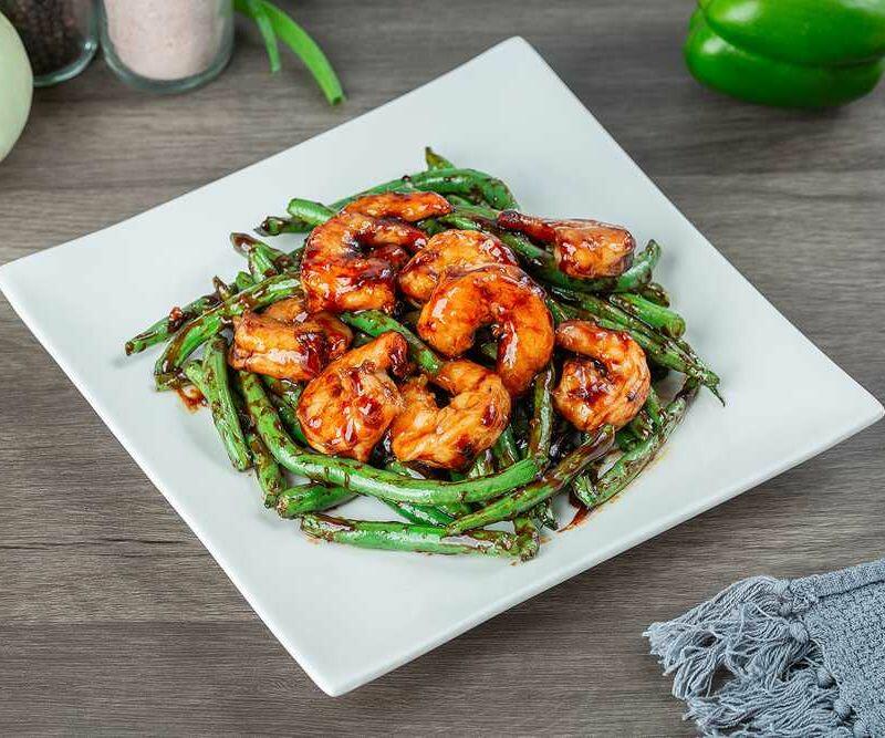 String Bean Prawns