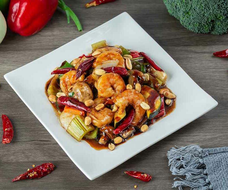Kung Pao Prawns
