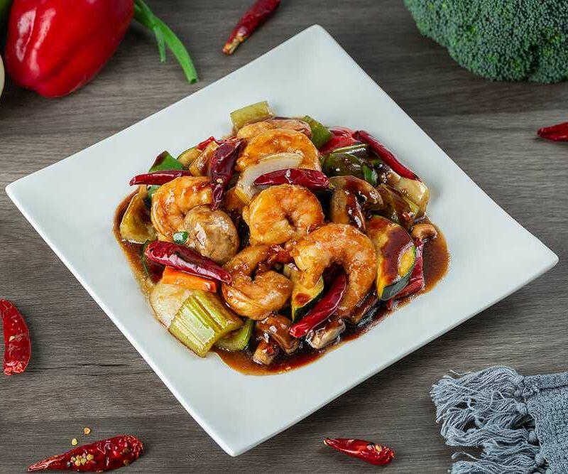 Prawns w/ Hot Garlic Sauce