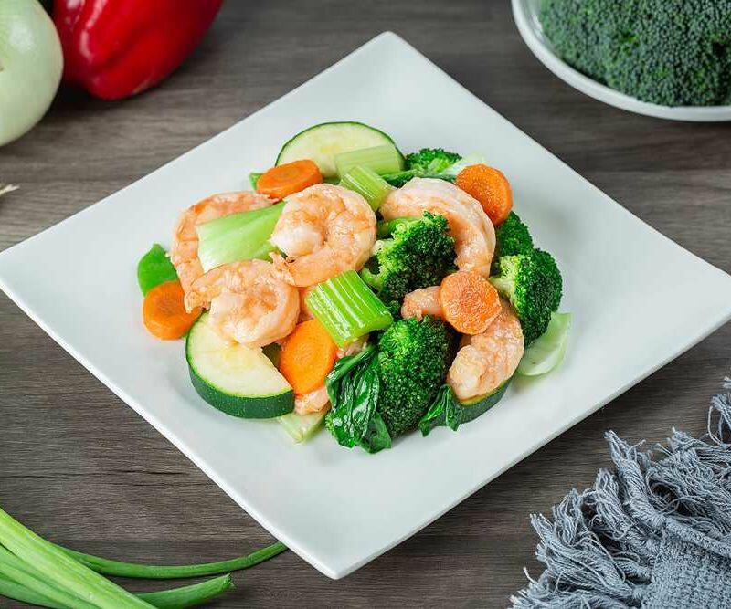 Prawns w/ Mixed Vegetables